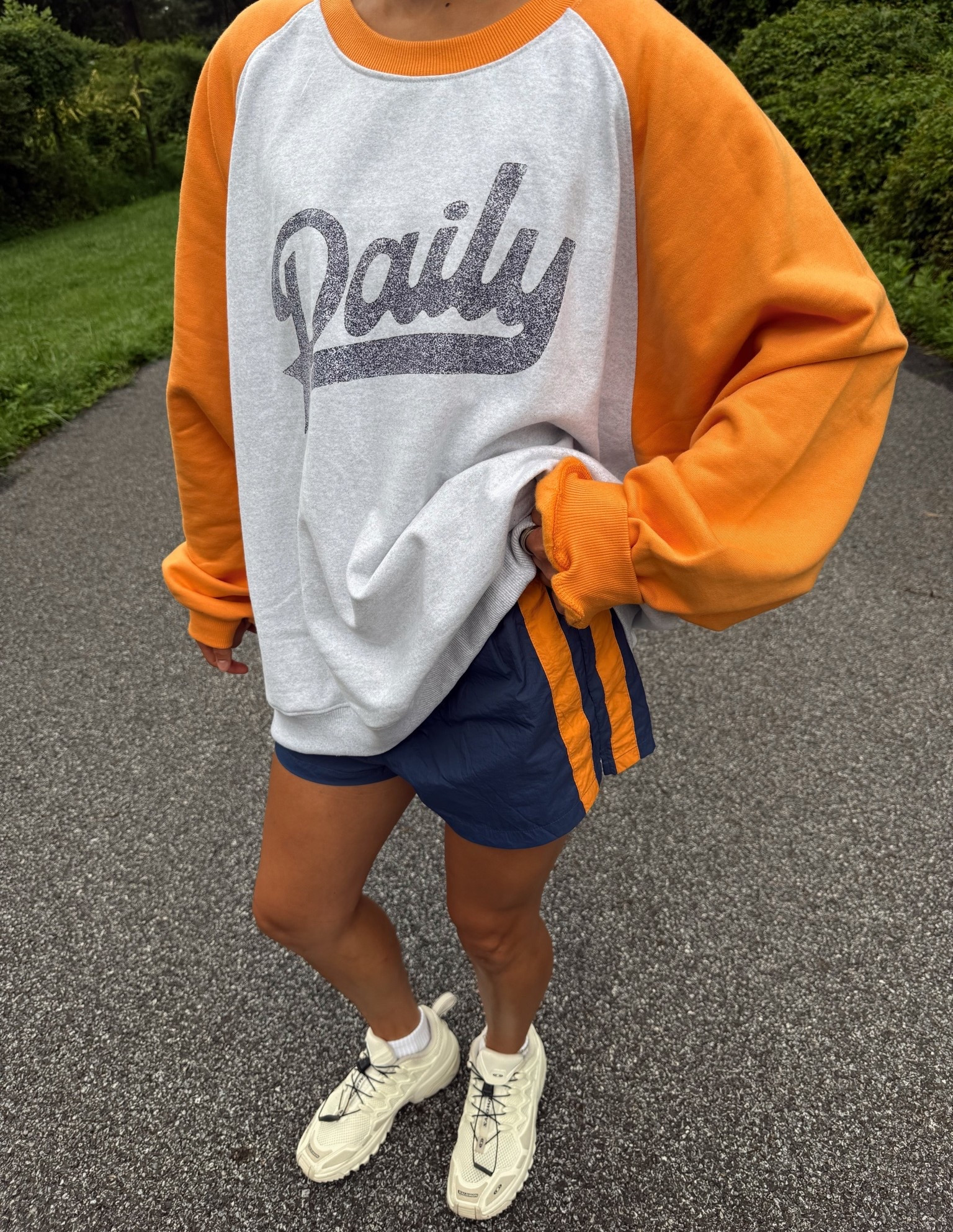 wearing size small in track shorts & L in fleece

#LTKootd #LTKdayinmylife #LTKSeasonal