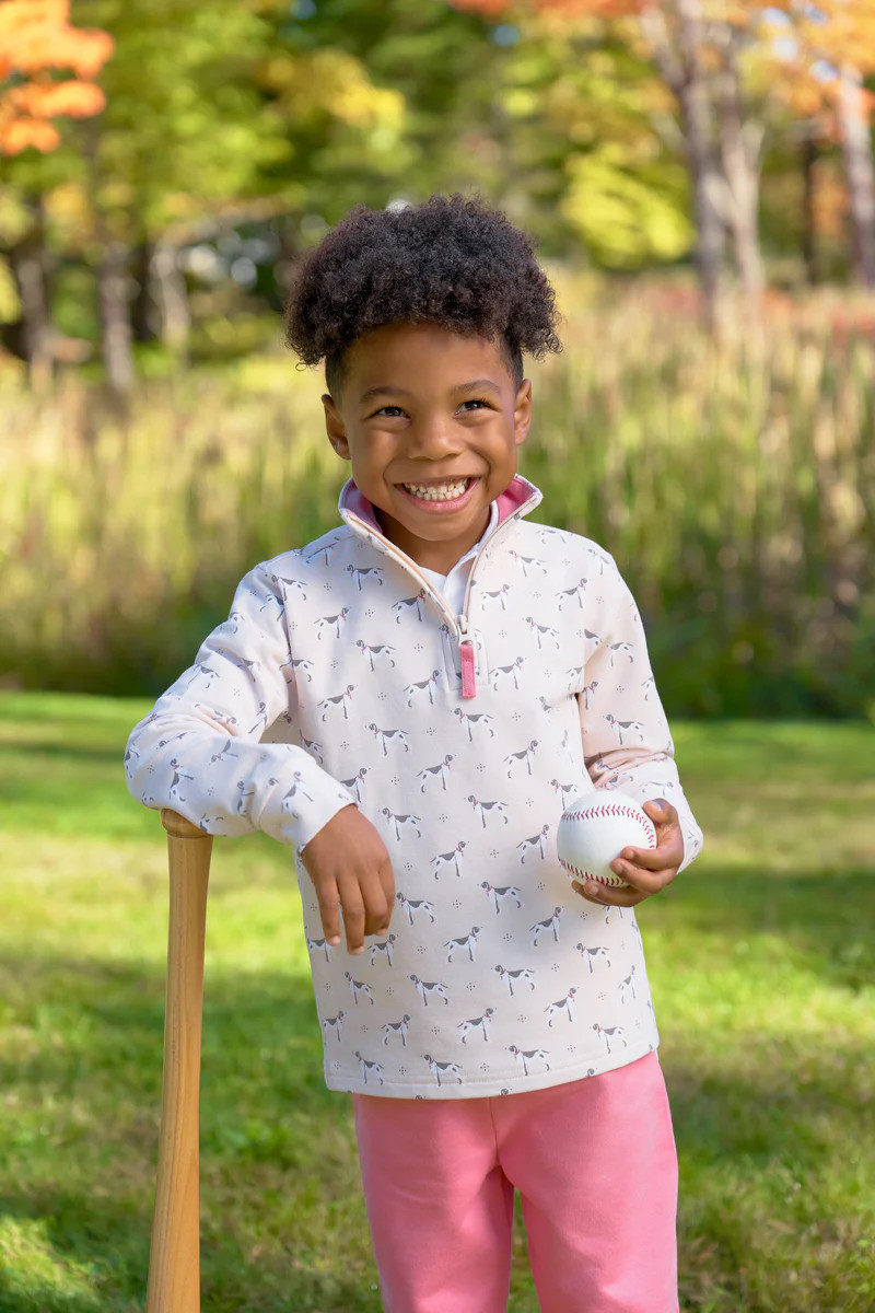 Hayword Half-Zip - Carolina Hunt Club with Nantucket Red | The Beaufort Bonnet Company