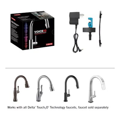 Delta VoiceIQ Plastic Faucet Voice Activation Adapter Kit Lowes.com | Lowe's