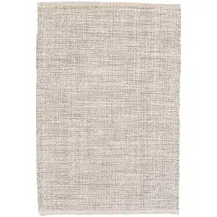 Marled Handwoven Cotton Area Rug In Gray/Ivory | Wayfair North America