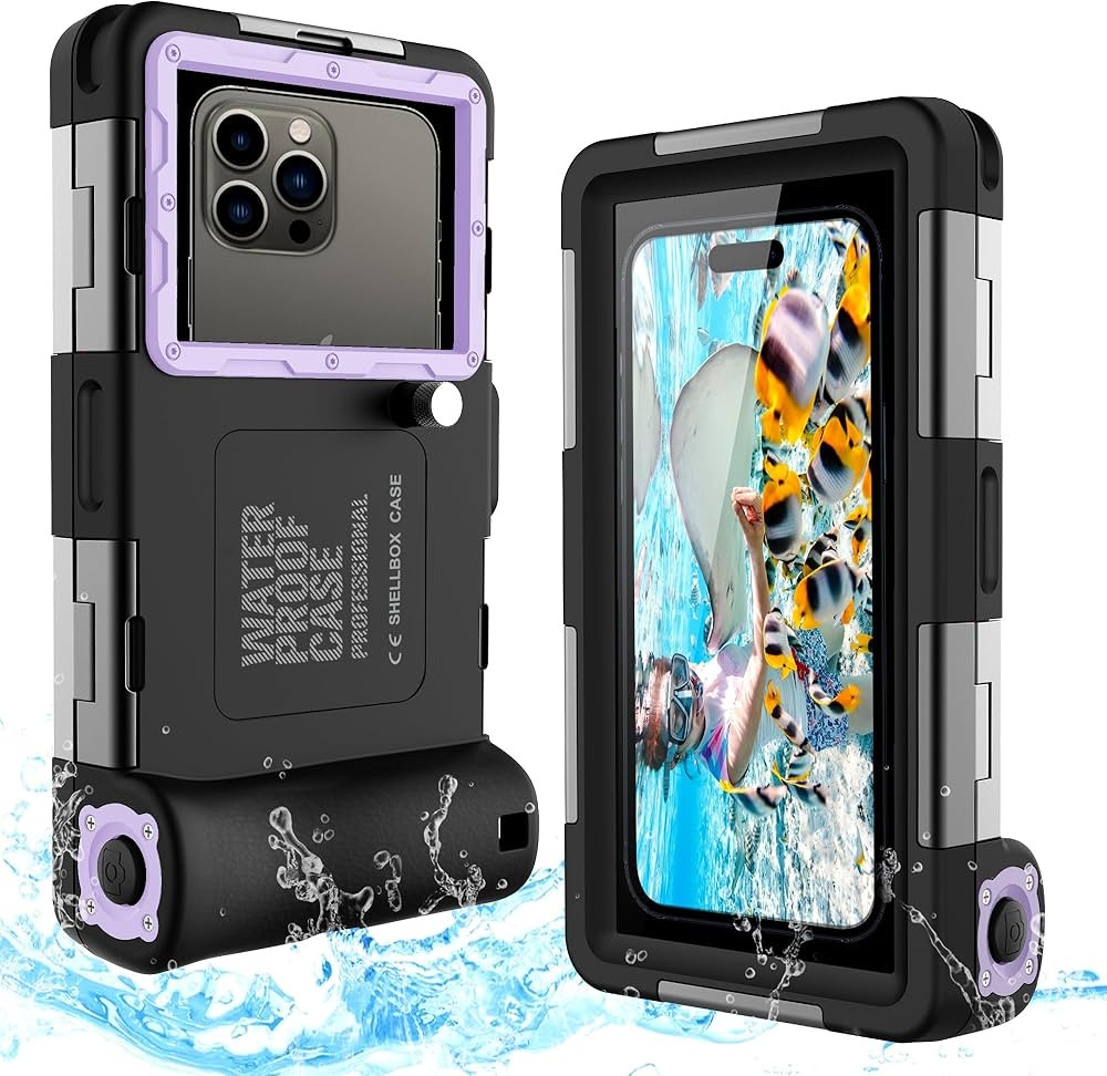 Underwater Diving Phone Case for Snorkeling,Professional 50FT/15M Waterproof for iPhone 15/14/13/... | Amazon (US)