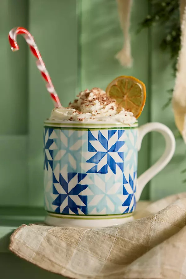 Quilted Ceramic Mug | Anthropologie (US)