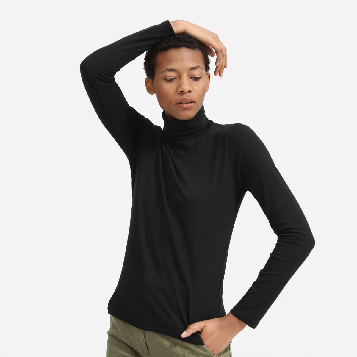 The Cotton Turtleneck Tee | Everlane