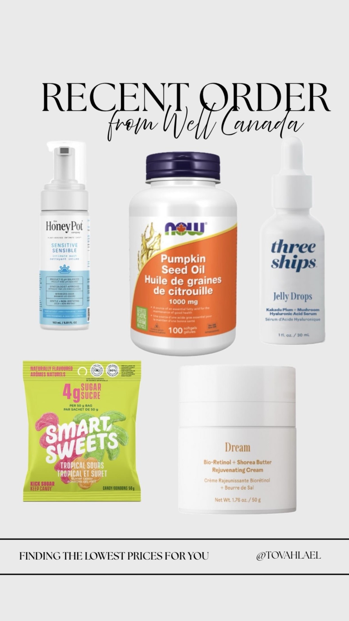 I LOVE ordering from well Canada! Their stuff is amazing and so well priced. All of my health and wellness items I can find some on here for sale!

#LTKselfcare #LTKSpringSale #LTKBeauty