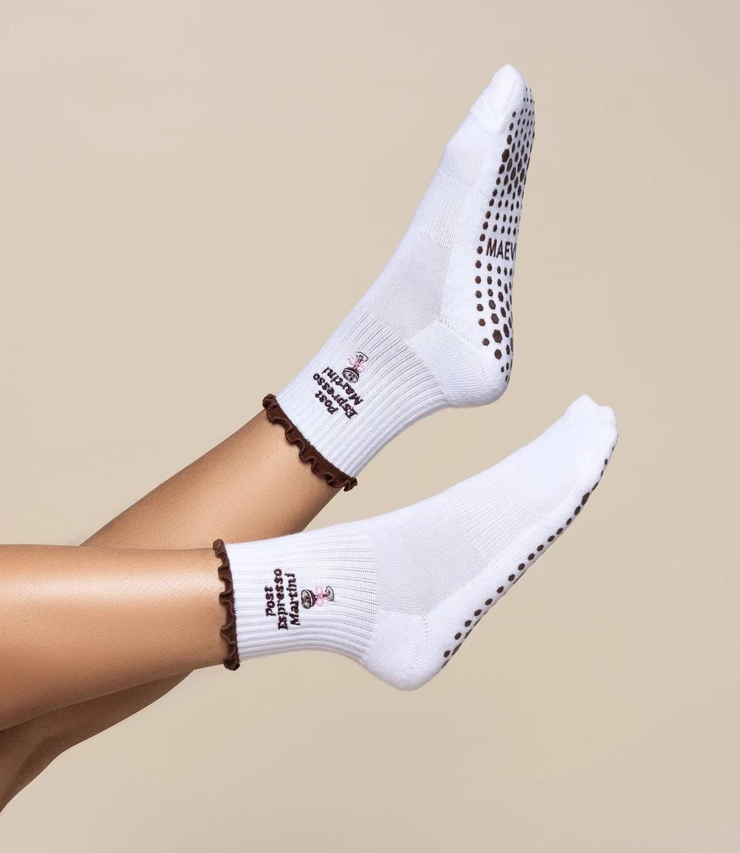 Espresso Martini Gestickte Griffocken l Rutschfester Griff für Pilates, Barre und Lagree - Etsy.... | Etsy (US)