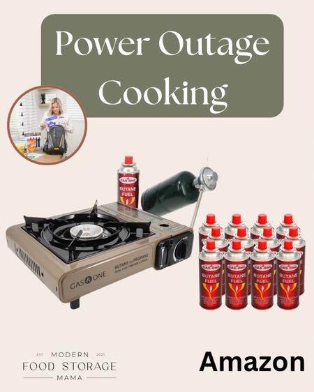 Do you have a way to cook food for your family during a power outage? 

Butane stoves are affordable. They are compact and easy to store. Butane fuel also comes in compact cans. 

***Always read and follow all directions when storing and using butane fuel and butane stoves! 

#LTKfamily #LTKfindsunder50 #LTKhome