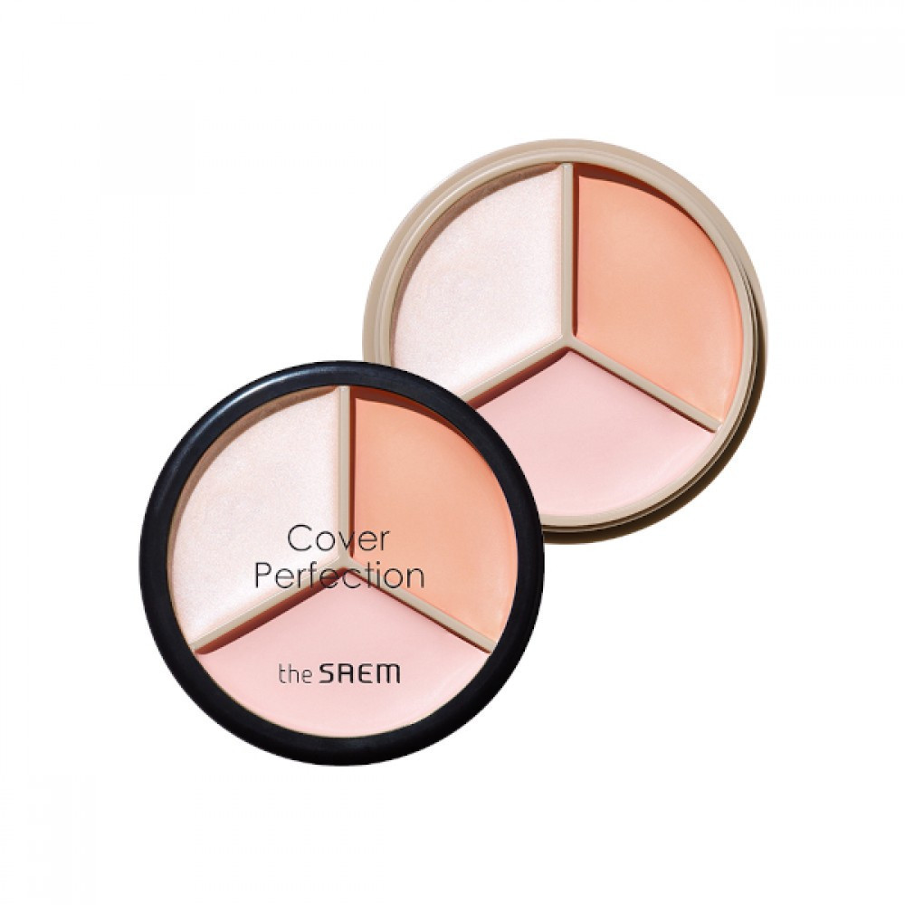 The Saem - Cover Perfection Triple Pot Concealer - 4.5g*3 | STYLEVANA