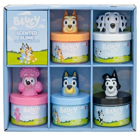 Bluey Scented Slime Jars – 5-Piece Collector’s Edition | Walmart (US)