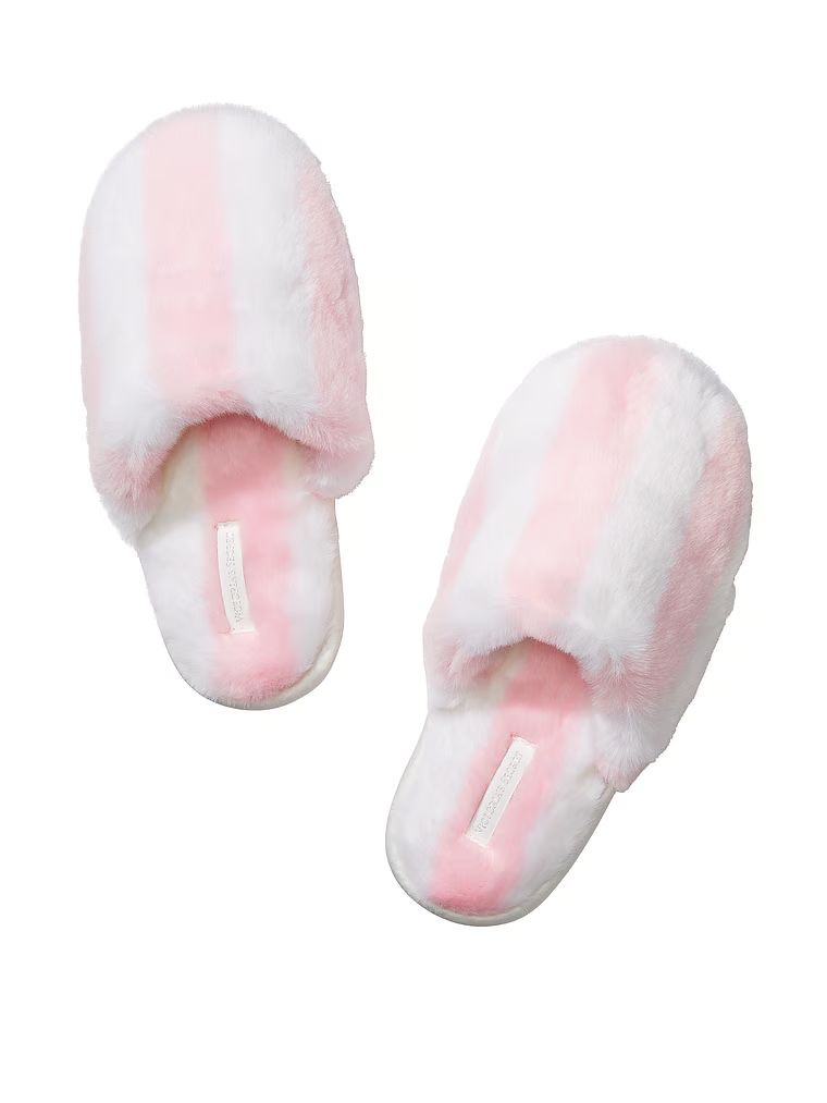 Closed-Toe Faux Fur Slippers | Victoria's Secret (US / CA )