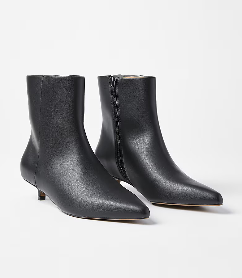Kitten Heel Booties | LOFT
