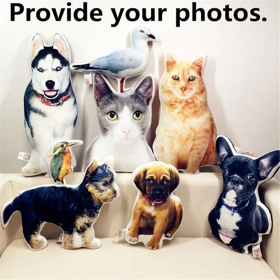 Personalized Photo DIY Pet Cushion Toys Dolls Stuffed Animal | Etsy | Etsy (US)