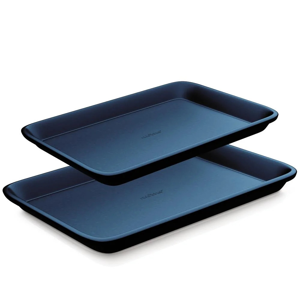 NutriChef NC2TRBU - 2-Pc. Nonstick Cookie Sheet Baking Pan - Professional Quality Kitchen Cooking... | Walmart (US)