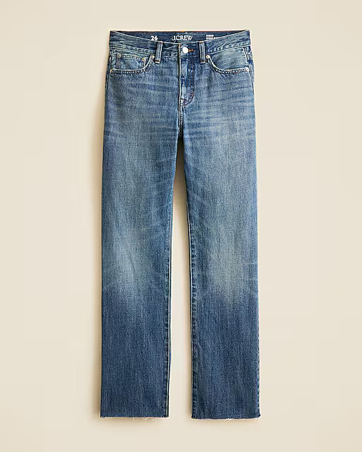 Nipped straight jean in rigid | J. Crew US