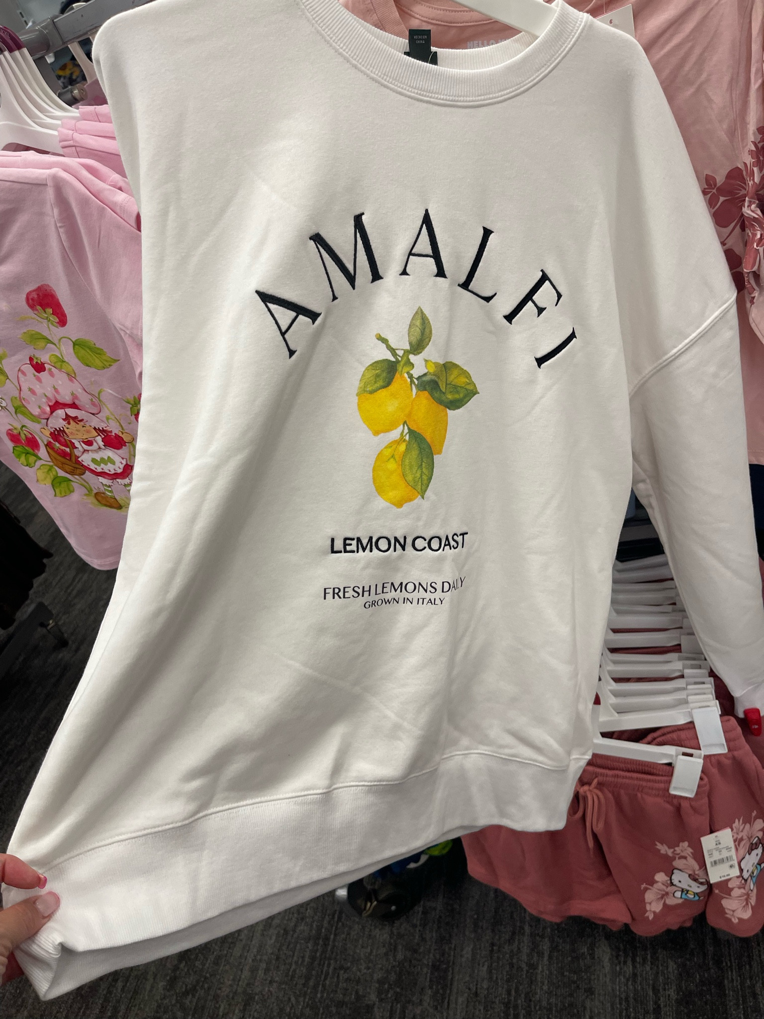 Love this sweatshirt so much and so have you all! It’s lightweight, more of a terry cloth material and fits oversized. I got a large and it’s big, but I like it that way. Size down if you want a slimmer fit  

#LTKFindsUnder50 #LTKMidsize #LTKStyleTip