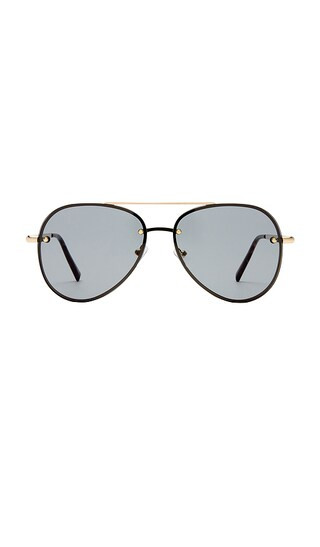 Mirzam Sunglasses in Gold, Cookie Tort, & Smoke Tint | Revolve Clothing (Global)