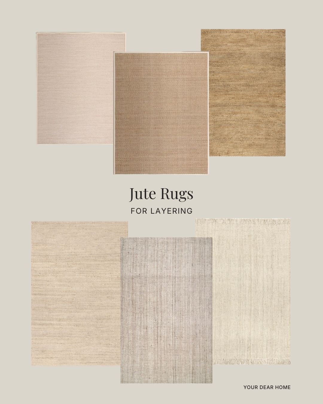 Layering rugs is such a designer move. Jute makes the perfect base—it adds texture, grounds the room, and is also a great solution when your rug ends up a little smaller than planned. 

 #LTKHome