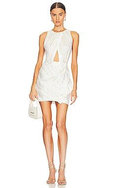 IRO Dorlia Dress in Ecru & Gold from Revolve.com | Revolve Clothing (Global)