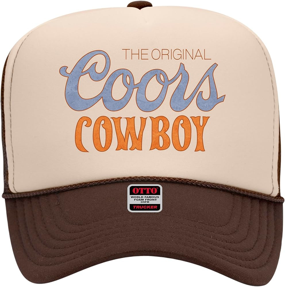 The Original Cowboy Trucker Hat - Premium Snapback for Men and Women - Cowgirl Western Beer Count... | Amazon (US)