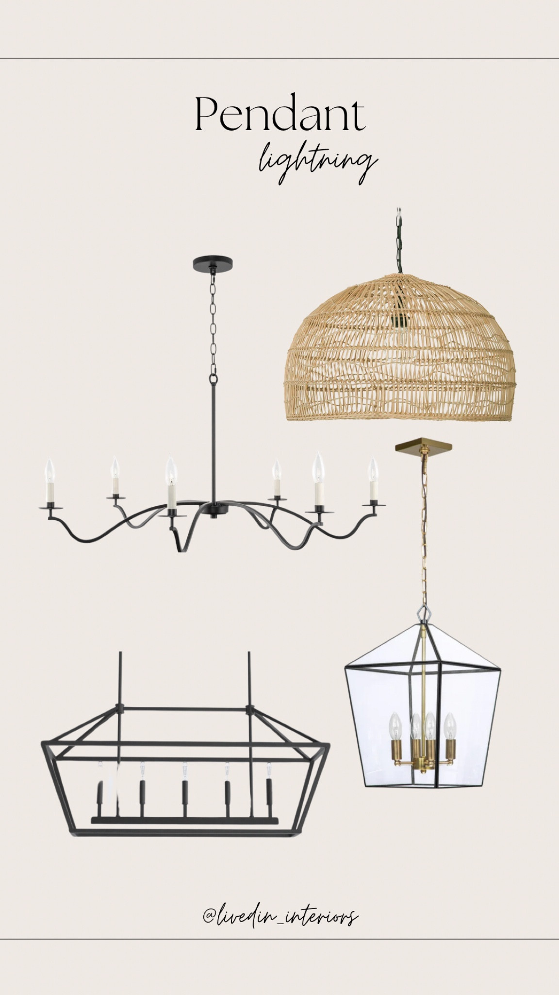 Open pendant lighting that will be on the brighter side for an open concept area! All under $400!

#LTKSpringSale #LTKSeasonal #LTKhome