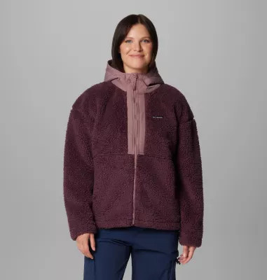 Columbia Women's Boundless Discovery Hooded Sherpa Jacket- | Columbia Sportswear