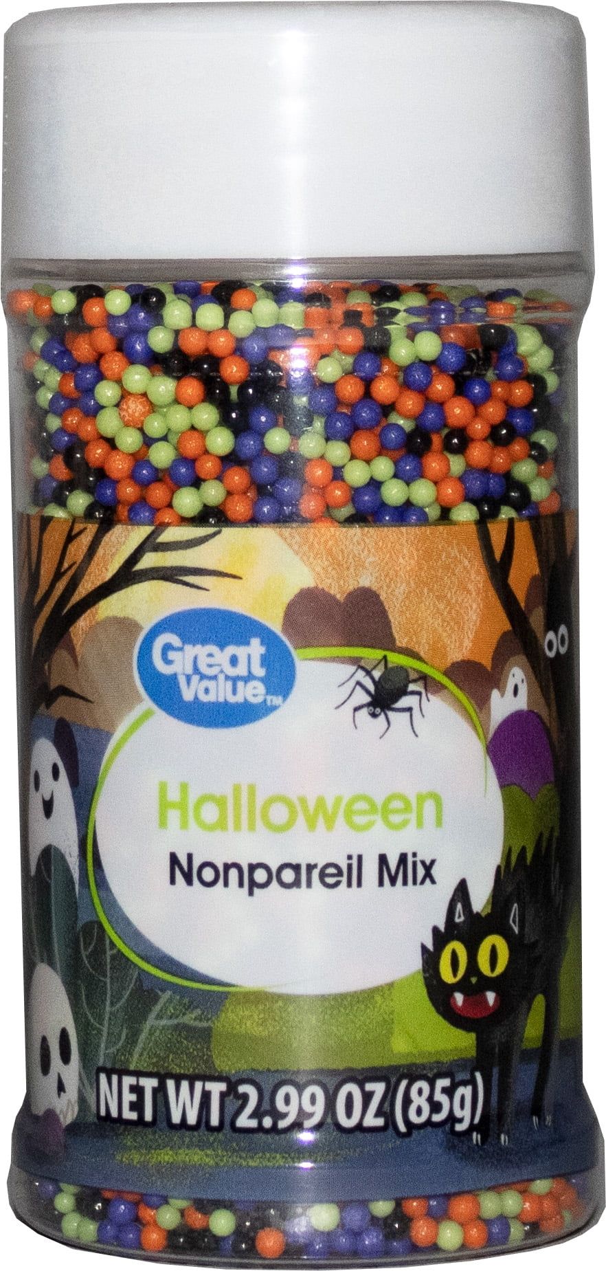 GREAT VALUE HALLOWEEN NONPARIEL SPRINKLE MIX 12 CT CDU - Walmart.com | Walmart (US)