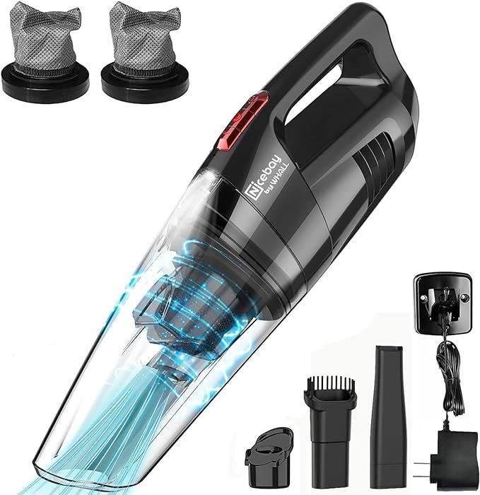whall® Handheld Vacuum Cordless, 8500PA Strong Suction Hand Vacuum, Wet Dry Hand Held Vacuum Cle... | Amazon (US)