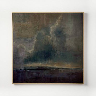 36&#34; x 36&#34; Moody Landscape Framed Wall Art - Threshold&#8482; designed with Studio McGee | Target
