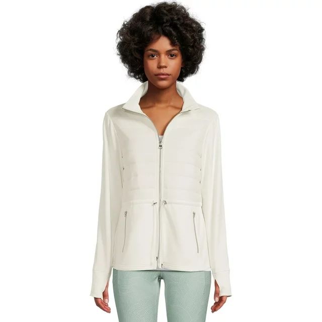 Avia Women's Mixed Media Jacket, Sizes XS-XXXL | Walmart (US)