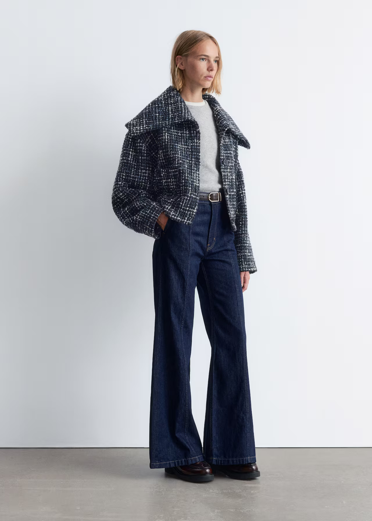 Cropped Wool Jacket | H&M (UK, MY, IN, SG, PH, TW, HK)