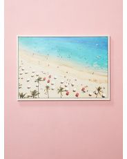 23x33 Sylvie White Tropical Beach Wall Art | HomeGoods
