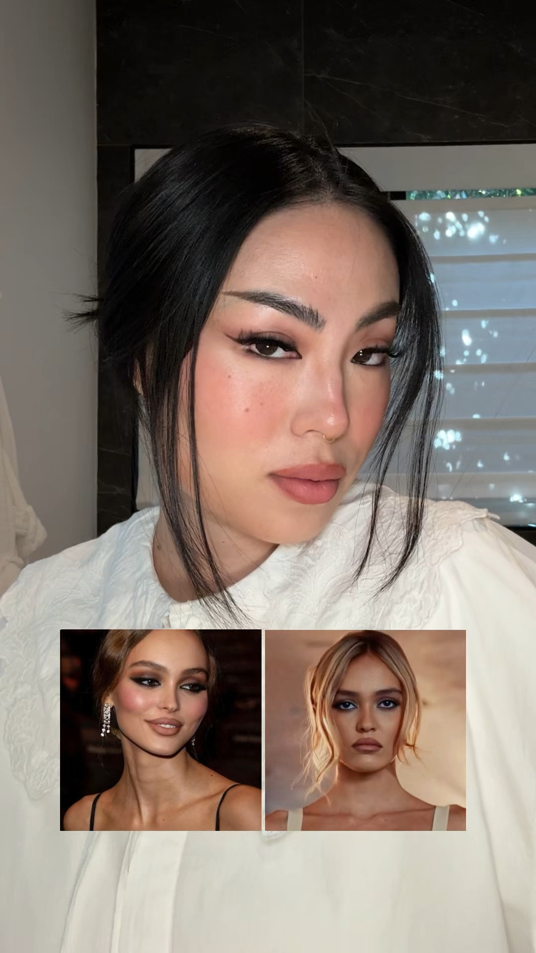 lily rose depp makeup for brown eyes 🤎

#LTKBeauty #LTKMostLoved #LTKFindsUnder100