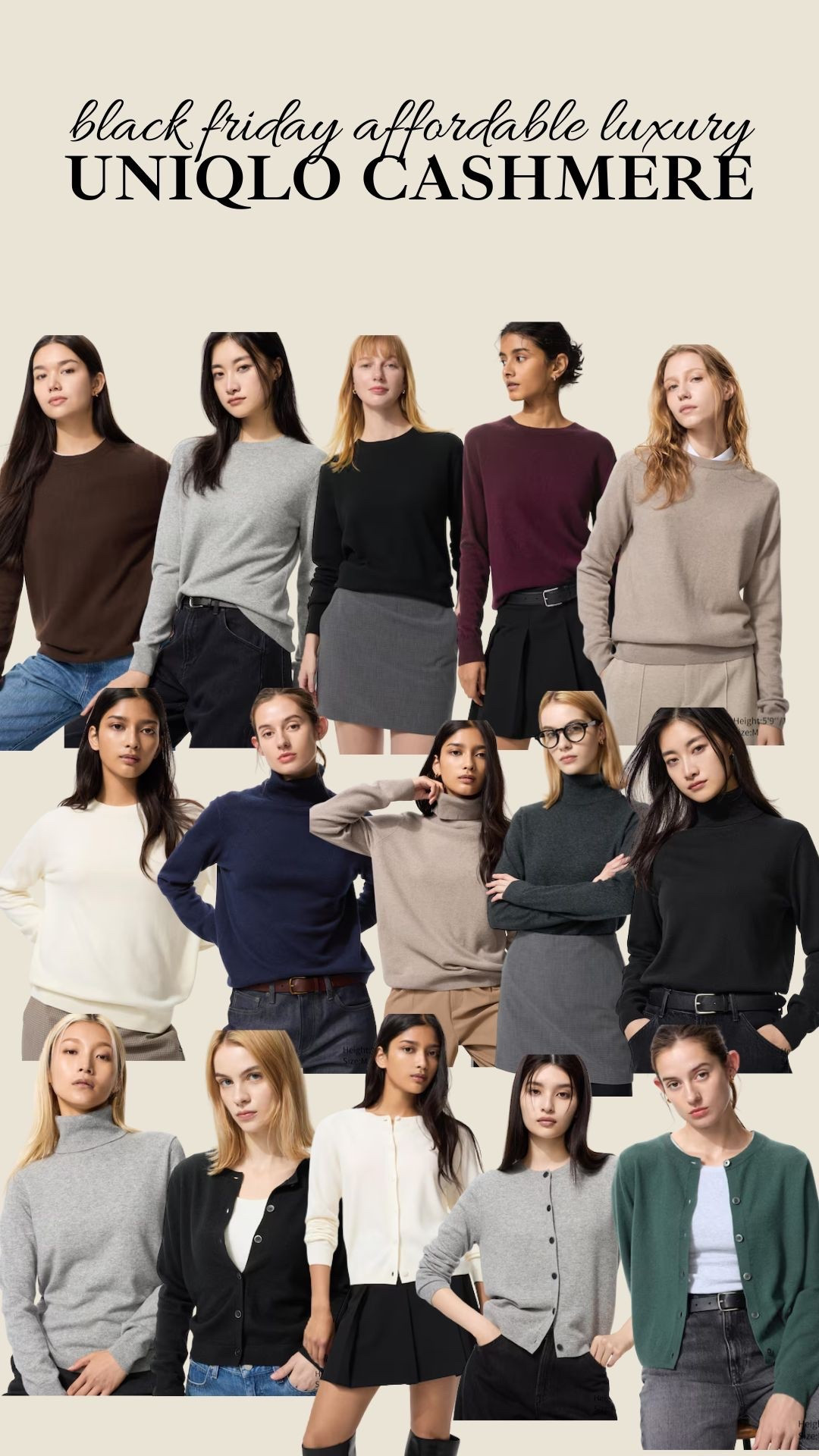 Affordable luxury with Uniqlo’s 100% cashmere jumpers and cardigans in so many different cuts and colours 👏🏻 the perfect gift with £10 off hehe!

#LTKGiftGuide #LTKCyberWeek #LTKSeasonal