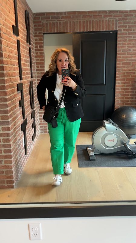 These fun linen pants are an easy to wear and style. Wearing size 14. 

You can pick up my jacket for 40% off 1 item with code RSVP. Wearing a 14 petite 

Spring outfit linen pants Talbots JCREW 

#LTKover40 #LTKmidsize #LTKsalealert