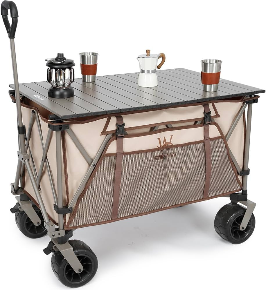 Whitsunday Beach Wagon Folding Collapsible Heavy Duty Foldable Utility Camping Park Moko Wagon Ca... | Amazon (US)