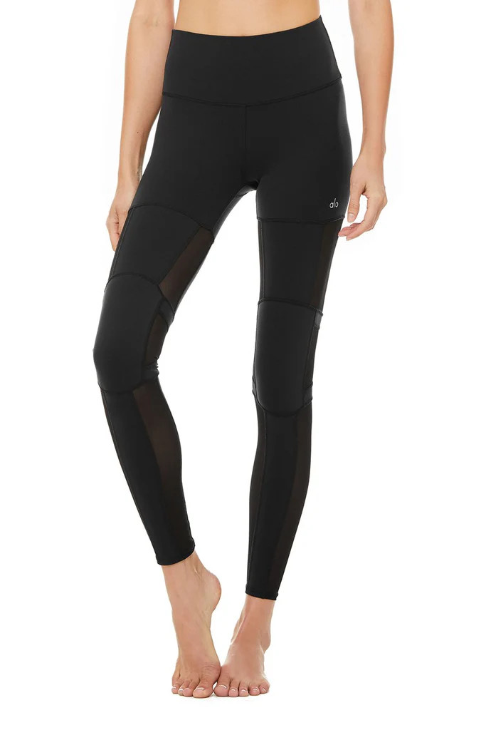 High-Waist Impact Legging - Black | Alo Yoga (US)