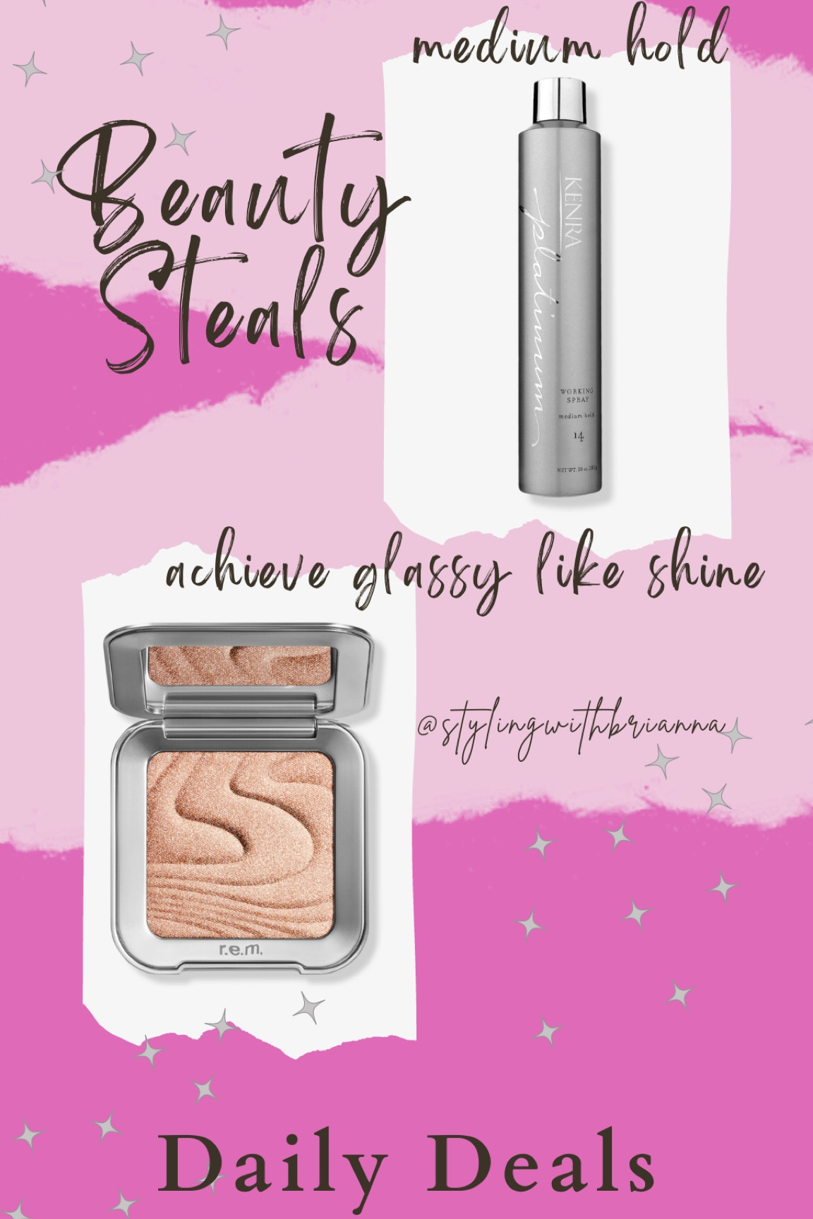 Checkout this fast drying + styling control spray and multi dimensional highlighter for half off! 

Beauty finds | makeup finds | soft glam makeup | makeup sales | beauty deals | hair products | face skincare finds | LTK spring sales | LTK beauty finds | LTK makeup 

#LTKparties #LTKU #LTKSpringSale