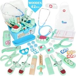 Melissa & Doug Super Smile Dentist Kit With Pretend Play Set of Teeth And Dental Accessories (25 ... | Walmart (US)