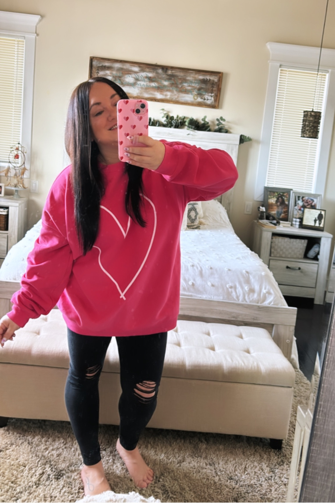 Valentines comfy fit 💕💕🎀

#LTKsalealert #LTKover40 #LTKSeasonal