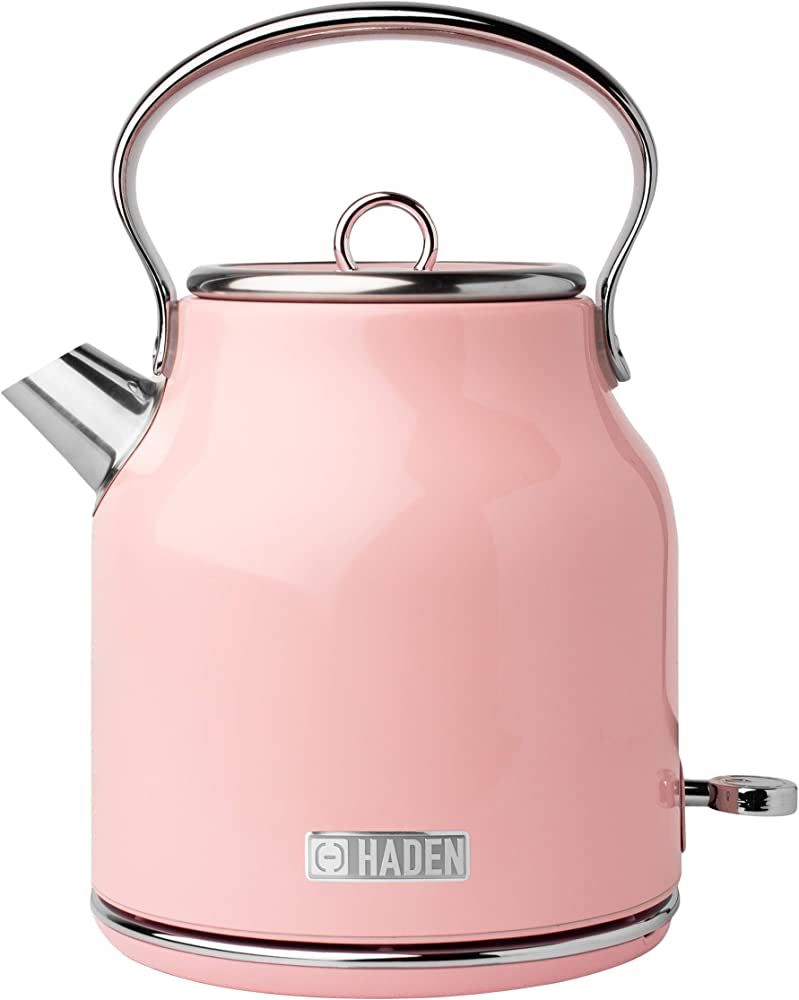 Haden Heritage 75043 Retro Stainless Steel Tea Kettle, Hot Water Kettle Electric Kettles for Boil... | Amazon (CA)