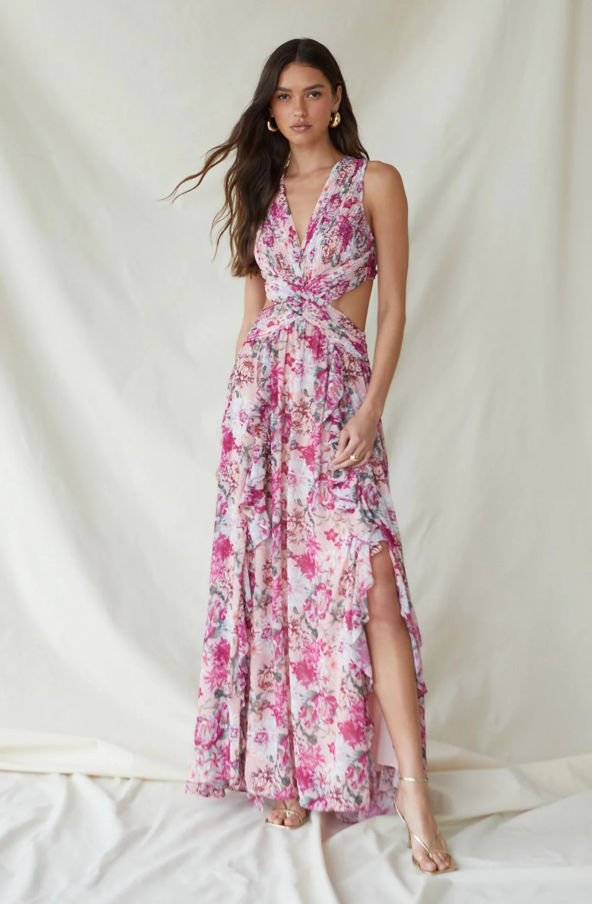 Noya Floral Maxi Dress | ASTR The Label (US)