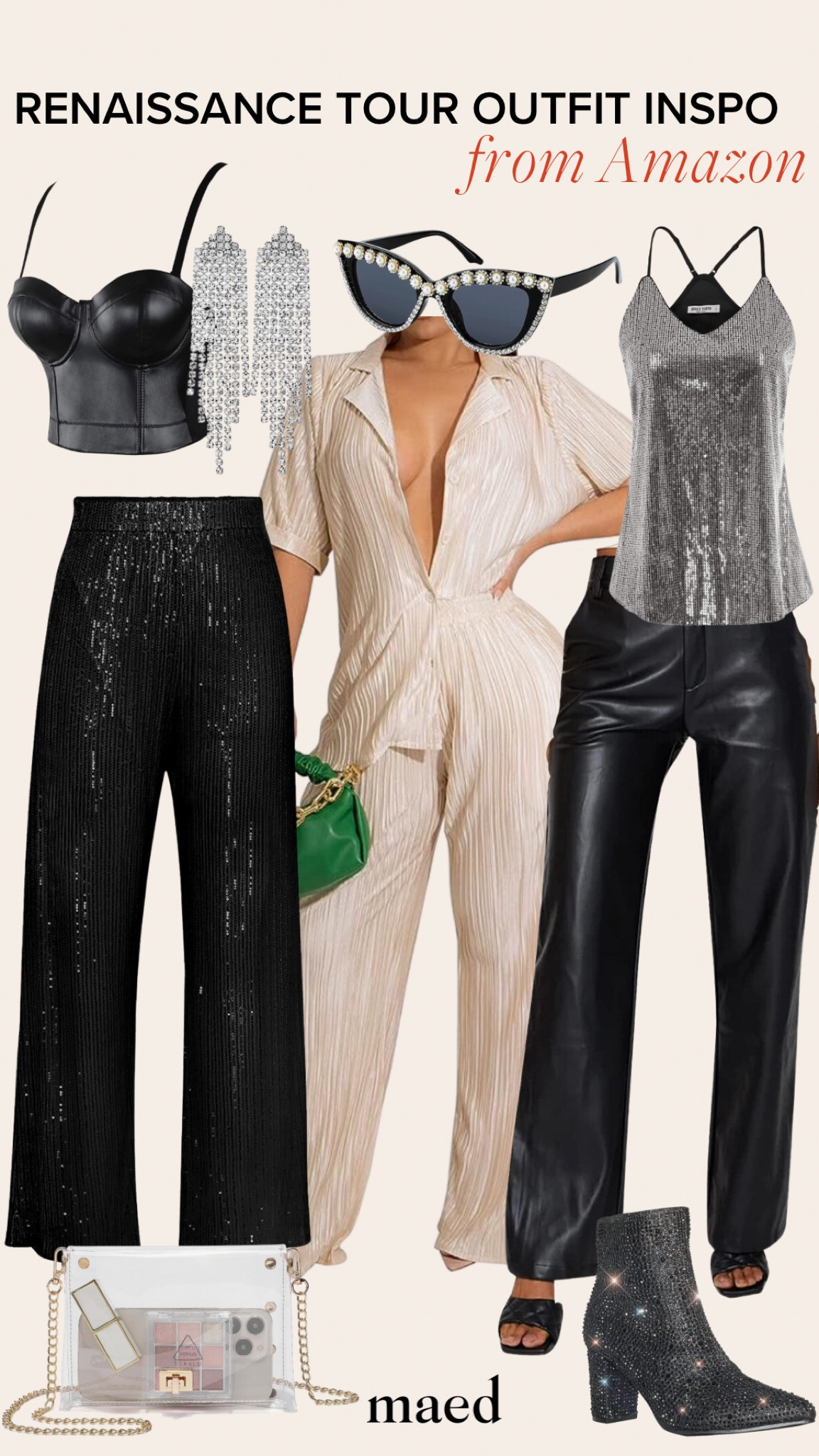 Renaissance tour outfit inspo, renaissance tour look for less, Amazon outfit finds, Amazon looks for less, Beyoncé concert look 

#LTKstyletip #LTKFind #LTKunder50