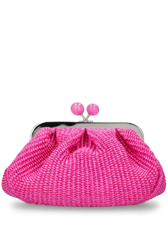 Palmas raffia effect clutch | Luisaviaroma