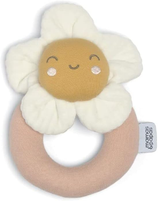 Mamas & Papas Baby/Toddle Soft Grabber Rattle, Ring Shaped, Grateful Garden | Amazon (UK)