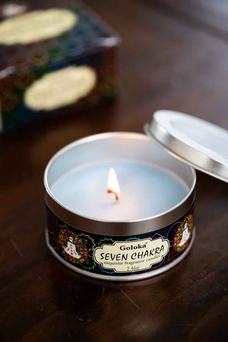 Goloka Travel Candle Tin | Mexicali Blues