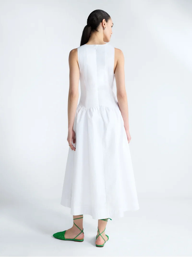 Free Assembly Women\u2019s and Women's Plus Sleeveless Cotton Racer Back Maxi Dress, Sizes XS-4X | Walmart (US)