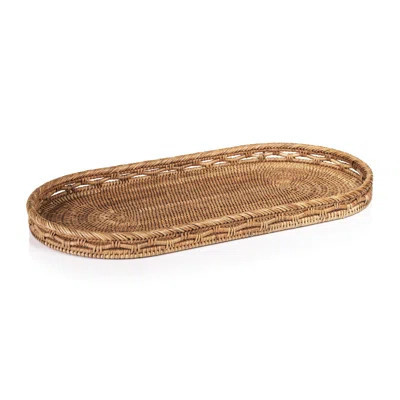 Heritage Weave Rattan Artistry Serving Tray | Wayfair North America