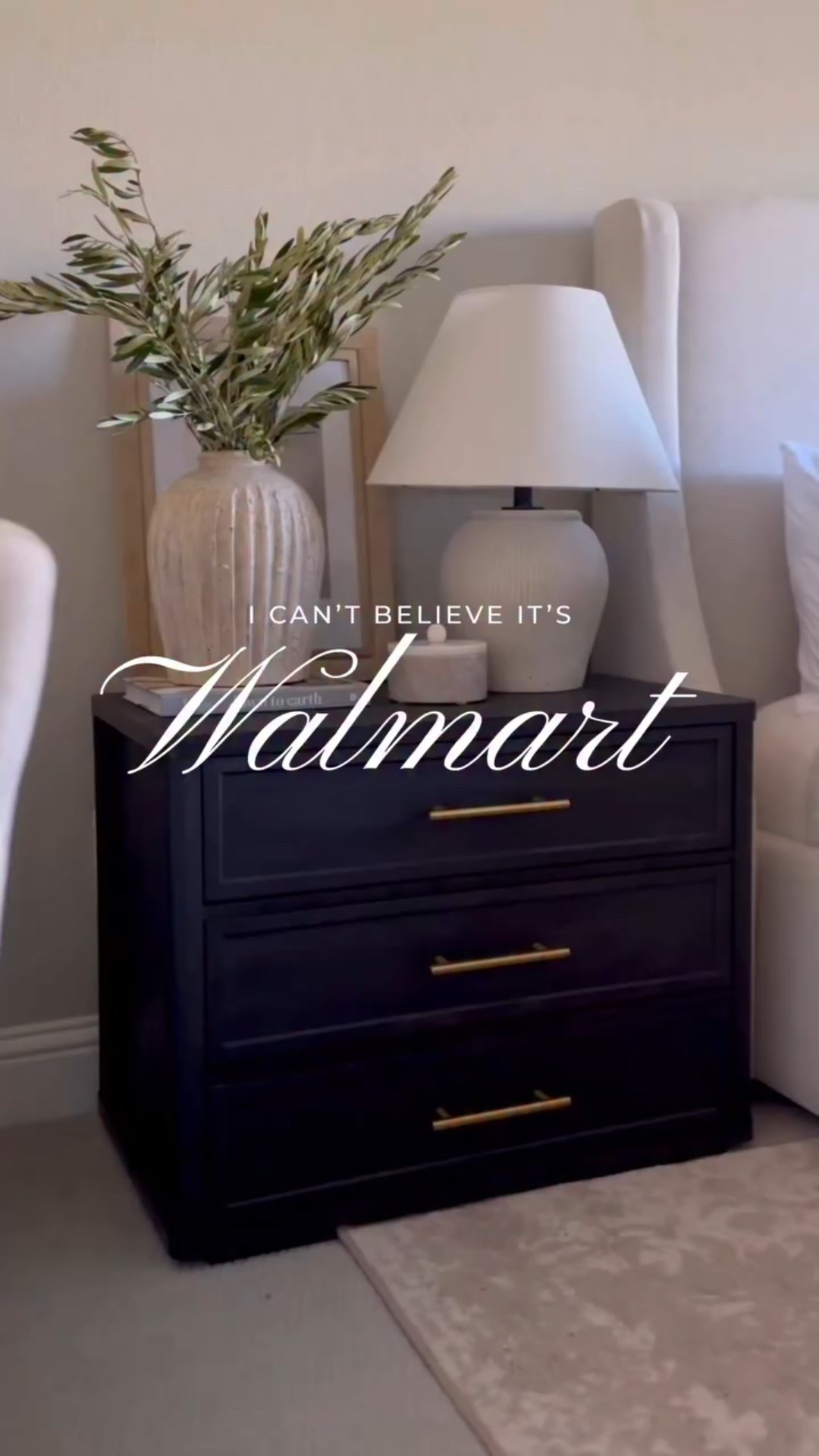 Looking to refresh your bedroom on a budget? You really can’t go wrong with these nightstands. Beautiful, affordable, and they give that high-end look for less. I left the legs off for a more elevated, custom feel.

#walmarthome #walmartfinds #walmartcreator #bedroomideas #bedroomdesignideas

#LTKSeasonal #LTKHome #LTKmorningroutine