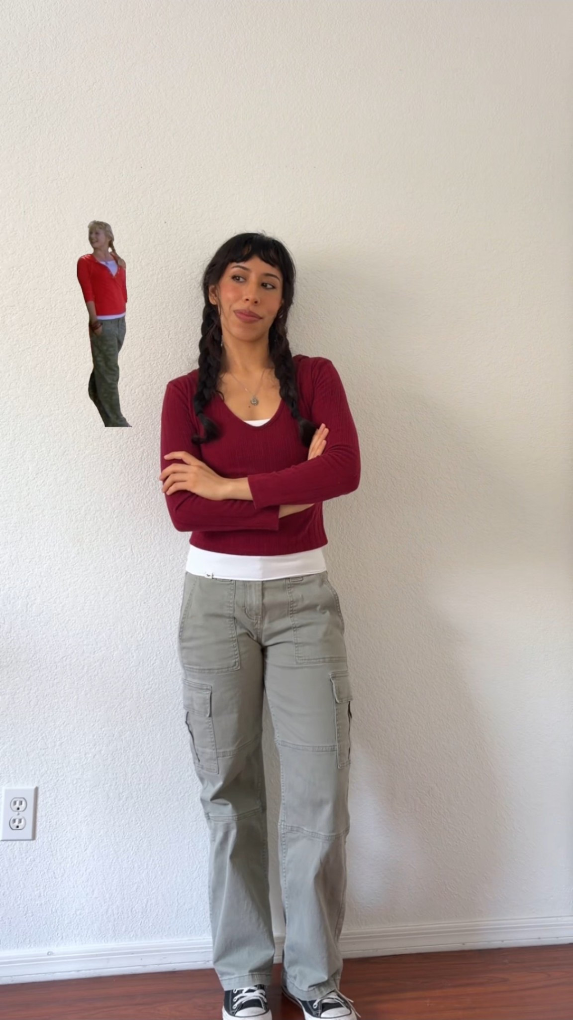 H2O Rikki Chadwick looks: top is thrifted, cargos from hollister in 2021