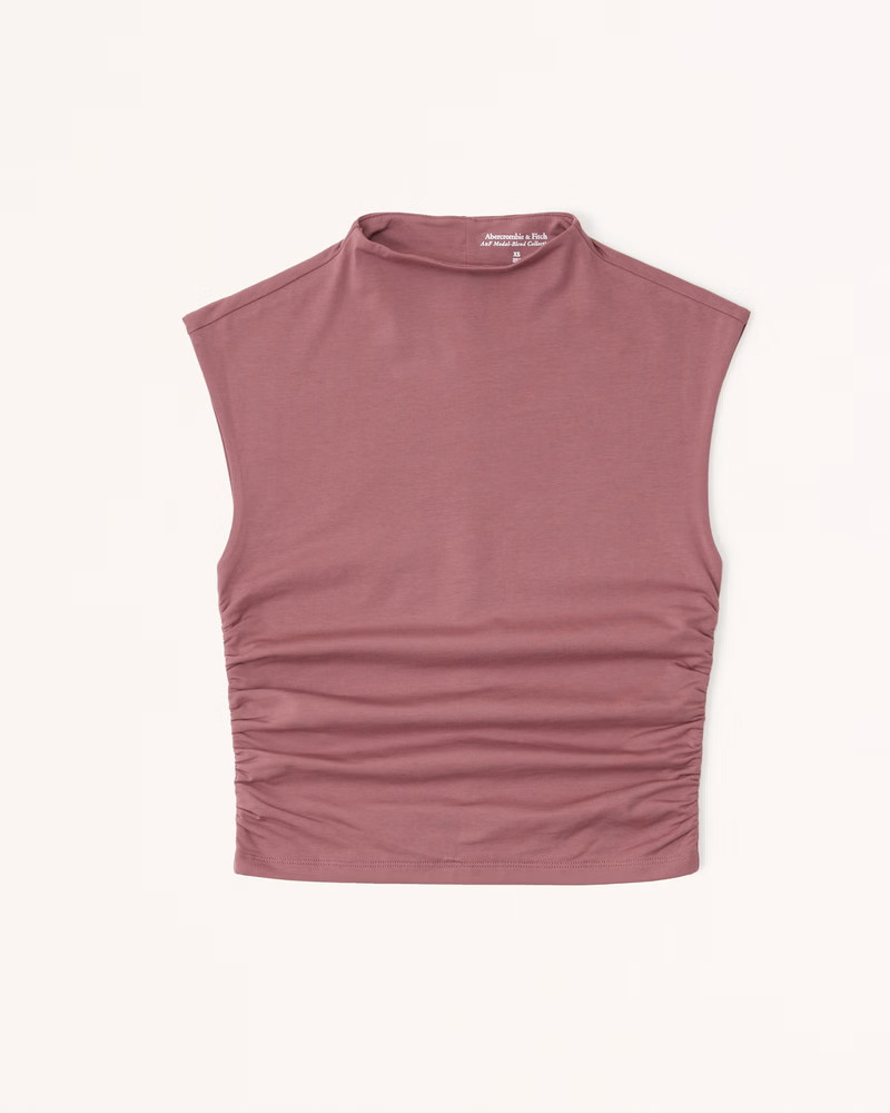 Ruched Shell Top | Abercrombie & Fitch (US)