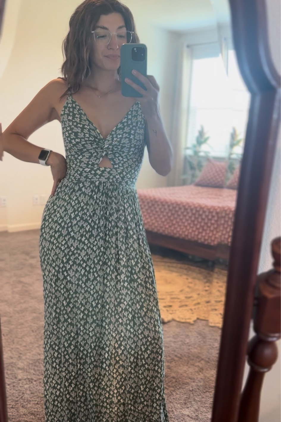 The cutest summer dress with the cactus vibes! 🌵 